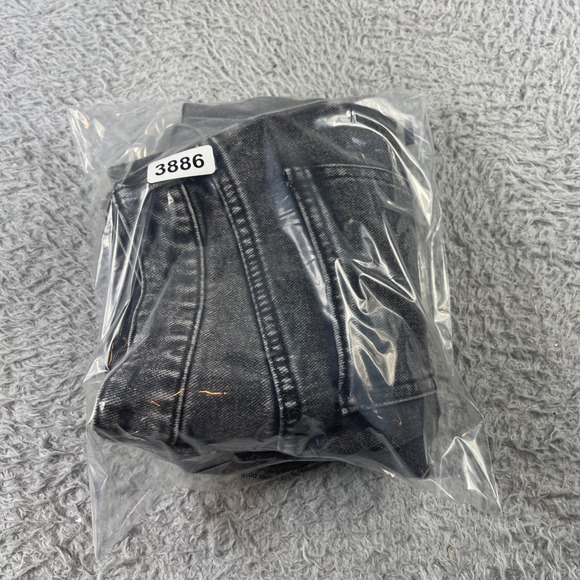 PacSun Mom Jeans Womens 25 Faded Black Acid Wash High Rise Denim Pants - Picture 11 of 11